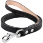 Поводок кожаный Collar одинарный непрошитый, 14мм/122см, Черный (4820082492267)