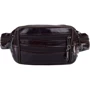 Мужская поясная сумка Borsa Leather коричневая (1t167m-brown)