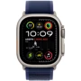 Apple Watch Ultra 2 2024 GPS + Cellular 49mm Natural Titanium Case with Blue Trail Loop - S/M (MX4J3UL/A) фото 8