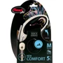 Поводок-рулетка Flexi New Comfort M до 20 кг 5 м черный (4000498042946): Тип шнура Трос