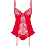 Комплект Obsessive Heartina corset, S/M
