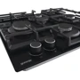 Варильна поверхня Gorenje GT6D42AB: Робоча поверхня стекло (закаленное)