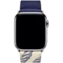 Аксессуар для Watch Apple Hermès Single Tour Band Encre/Béton (MX2X2) for Apple Watch 42/44mm: Совместимость Apple Watch 44mm, Apple Watch 42mm