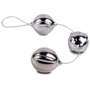 Вагинальные шарики FunZone ViBalls Triple Silver, серебристый