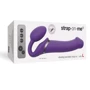 Безремневой страпон с вибрацией Strap-On-Me Vibrating Violet L
