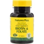 Nature's Plus Biotin & Folic Acid Фолиевая кислота и биотин 30 таблеток