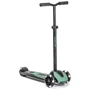 Самокат Scoot&Ride серии Highwaykick-5 со светящимися колесами серо-зеленый, 5+ до 80кг