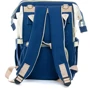 Жіночий рюкзак для мам Lanpad синій (32352 blue white)