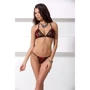 Комплект эротического белья Passion MELISSA BIKINI black XXL/XXXL