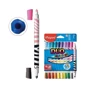 Фломастери Maped COLOR PEPS DUO, 20 кольорів (MP.847010): Тип Cтандарт