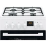 Плита комбинированная Electrolux LKK540201W: Тип варочной поверхности газовая
