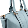 Женская сумка саквояж Valiria Fashion голубая (DET1112-1): Стиль Повседневный (Casual)