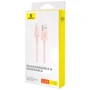 Кабель Baseus USB Cable to USB-C Habitat Series Fast Charging 100W 2m Pink (P10360203421-01) фото 4