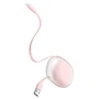 Кабель Baseus USB Cable to USB-C Lets Go Little Reunion One-Way Stretchable 2A 1m Pink (CATRN-24): Длина 1 м