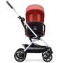 Прогулочная коляска Cybex Eezy S Twist+ 2 SLV Hibiscus Red с бампером: Ширина шасси 45