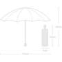 Зонт Xiaomi RunMi Super Portable Automatic Umbrella Gray серый (6941413204224): Фасон Складной (3 сложения)