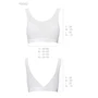 Топ с прозрачной вставкой Passion PS002 TOP white, size S