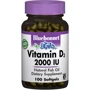 Bluebonnet Nutrition Vitamin D3, 2000 IU, 100 Softgels (BLB0317)