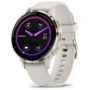 Смарт-часы Garmin Venu 3S Soft Gold Stainless Steel Bezel with Ivory Case and Silicone Band (010-02785-04)