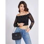 Жіноча сумка через плече Guess Destiny Shoulder Bag чорна (HWVG7878200-BLA): Тип Сумки
