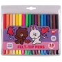 Фломастеры YES Line Friends 18 цветов (650551)