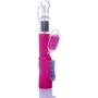 Вибратор с ротацией и стимулятором клитора Boss Series - Bird PINK, BS2600096