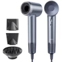 Фен Laifen Swift Special High Speed ​​з іонізацією, 3 насадки, Silver Blue