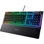 Клавіатура SteelSeries Apex 3 Whisper Quiet Switches (64813): інтерфейс підключення USB