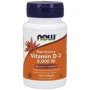 Vit D-3 5,000 IU Sgels 120 caps, Now Foods 