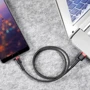Кабель Baseus USB Cable to USB-C Cafule 2A 3m Red (CATKLF-U09) фото 11