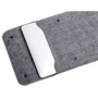 Gmakin Case Slim Felt Two Buttons Blue/Grey (GM65-15) for MacBook Pro 15/Pro 16: Тип чехла чехол-папка