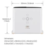 Проектор BenQ X300G (9H.JSA77.19E): Інтерфейси USB, HDMI