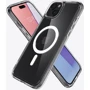 Чехол для iPhone Spigen Ultra Hybrid MagFit White (ACS06660) for iPhone 15 Plus: Материалы поликарбонат и полиуретан