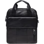Мужская сумка планшет Borsa Leather черная (K18863-black)