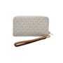 Женский кошелек Michael Kors Jet Set Travel бежевый (192877938743) фото 7
