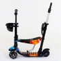 Самокат 5в1 Best Scooter (PU колеса с подсветкой) Абстракция Multicolor (74070): Тип колес литые