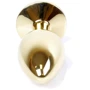 Анальная пробка с кристаллом BOSS of TOYS Boss Series - Jewellery Gold PLUG Black S, BS6400020
