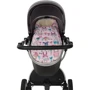 Зимовий конверт-кокон на натуральній овчині доречі Baby XS Малюнки на рожевому тлі фото 6