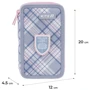 Набор Kite рюкзак + пенал + сумка для обуви 555 College Line Girl (SET_K25-555S-6): Цвет серый