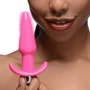Анальная пробка с вибрацией Frisky Smooth Vibrating Anal Plug Pink