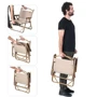 Крісло складане Naturehike MW02 NH19Y002-D 600D Oxford алюміній чорний: Матеріал покриття Oxford 600D