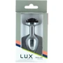 Металлическая анальная пробка LUX Active с розой - Rose Anal Plug - Black, вибропуля в подарок