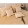 Подушка Руно декоративная велюровая 40х40 см (311.55_Beige ромб): Наполнитель силиконизированные полиэстеровые шарики