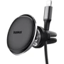 Держатель Baseus Car Holder Magnetic Car Mount Phone Holder with Cable Clip Air Vent Black (C40141201113-00): Производитель Baseus