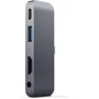 Адаптер Satechi Adapter Pro USB-C to USB-C+USB3.0+HDMI+Mini-jack 3.5 Space Grey (ST-TCMPHM)