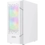 Корпус GAMDIAS Aura GC7 ARGB White (4711514500684): Материал передней панели пластик и металл