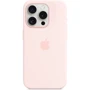 Чехол для iPhone Apple iPhone 15 Pro Silicone Case with MagSafe - Light Pink (MT1F3ZM/A): Материалы Силикон