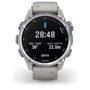 Смарт-годинник Garmin Descent Mk3 43mm Stainless Steel with Fog Grey Silicone Band (010-02753-04): Матеріал ремінця Силикон