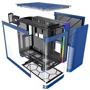 Корпус Montech King 95 Prussian Blue (KING 95 (PRUS BLUE)): Форм-фактор материнской платы ATX / Micro-ATX / Mini-ITX