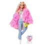 Кукла Barbie Экстра в розовой шубе (GRN28)